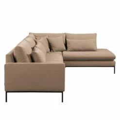 Fredriks Ecksofa Luosto - Flachgewebe - Cappuccino - Ottomane davorstehend rechts -Wohnzimmermöbel boutique en ligne 1000194193 191216 16243900695 DETAILS P000000001000194193