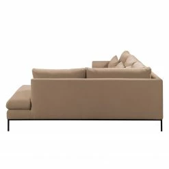 Fredriks Ecksofa Luosto - Flachgewebe - Cappuccino - Ottomane davorstehend rechts -Wohnzimmermöbel boutique en ligne 1000194193 191216 16244000697 DETAILS P000000001000194193