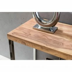 Naturoo Konsolentisch Tolono - Akazie massiv / Edelstahl - Akazie / Chrom 11 Naturoo Konsolentisch Tolono - Akazie massiv / Edelstahl - Akazie / Chrom -Wohnzimmermöbel boutique en ligne 1000194217 200108 10050600091 DETAILS P000000001000194217