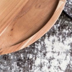 Naturoo Beistelltisch Palos I (2er-Set) - Akazie massiv / Metall - Akazie / Schwarz -Wohnzimmermöbel boutique en ligne 1000194221 200108 10051100124 DETAILS P000000001000194221