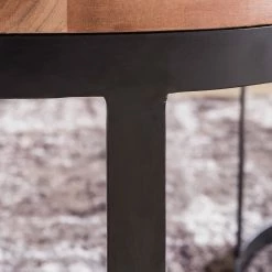 Naturoo Beistelltisch Palos I (2er-Set) - Akazie massiv / Metall - Akazie / Schwarz -Wohnzimmermöbel boutique en ligne 1000194221 200108 10051200127 DETAILS P000000001000194221