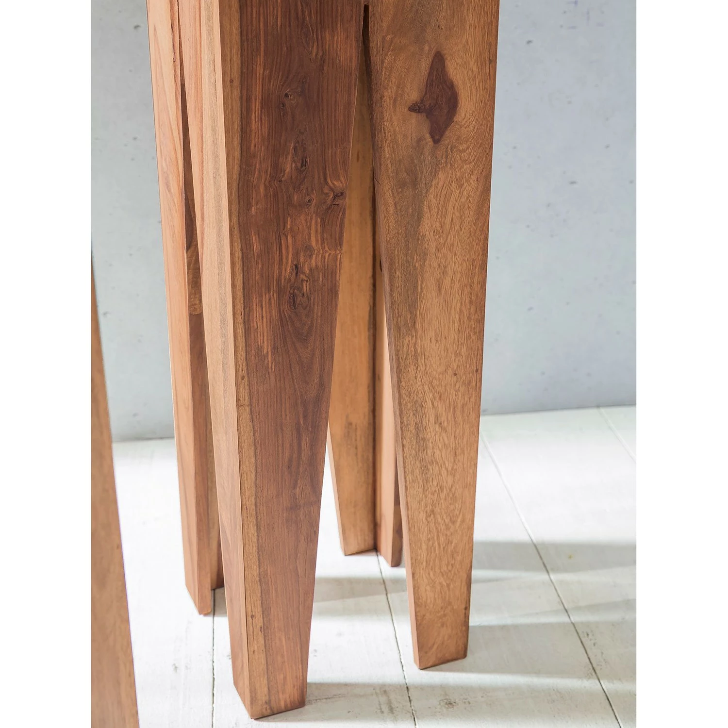 Naturoo Beistelltisch-Set Dandrige (3er-Set) - Akazie massiv 7 Naturoo Beistelltisch-Set Dandrige (3er-Set) - Akazie massiv – Bild 7