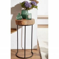 Naturoo Beistelltisch Palos I - Akazie massiv / Metall - Akazie / Schwarz - Höhe: 55 cm 7 Naturoo Beistelltisch Palos I - Akazie massiv / Metall - Akazie / Schwarz - Höhe: 55 cm -Wohnzimmermöbel boutique en ligne 1000194232 200108 10051900189 MOOD DETAILS P000000001000194232 mood