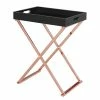 Norrwood Beistelltisch Kemp - Schwarz / Kupfer