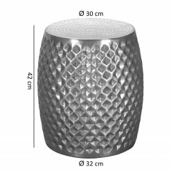Red Living Beistelltisch Owning - Aluminium - Silber -Wohnzimmermöbel boutique en ligne 1000194272 200108 10055300428 SKETCH DETAILS P000000001000194272 sketch