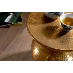 Red Living Beistelltisch Trevose - Aluminium - Gold 7 Red Living Beistelltisch Trevose - Aluminium - Gold -Wohnzimmermöbel boutique en ligne 1000194276 200108 10055600446 DETAILS P000000001000194276