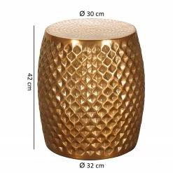 Red Living Beistelltisch Owning - Aluminium - Gold 7 Red Living Beistelltisch Owning - Aluminium - Gold -Wohnzimmermöbel boutique en ligne 1000194277 200108 10055700452 SKETCH DETAILS P000000001000194277 sketch