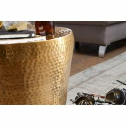 Red Living Beistelltisch Pierron - Aluminium - Gold 7 Red Living Beistelltisch Pierron - Aluminium - Gold -Wohnzimmermöbel boutique en ligne 1000194281 200108 10060000471 DETAILS P000000001000194281