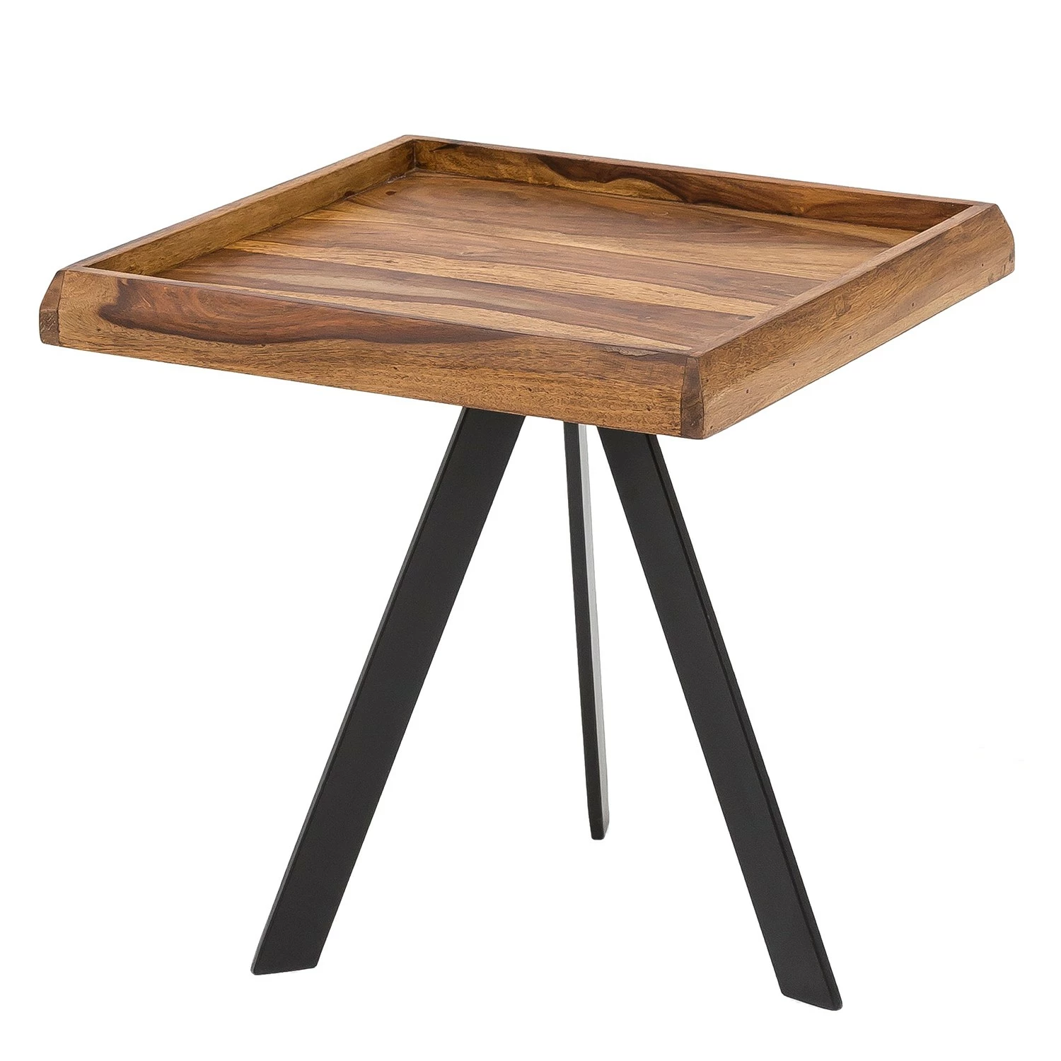 Red Living Beistelltisch Ardee I - Sheesham massiv / Metall - Sheesham / Schwarz 1 Red Living Beistelltisch Ardee I - Sheesham massiv / Metall - Sheesham / Schwarz