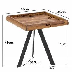 Red Living Beistelltisch Ardee I - Sheesham massiv / Metall - Sheesham / Schwarz 15 Red Living Beistelltisch Ardee I - Sheesham massiv / Metall - Sheesham / Schwarz -Wohnzimmermöbel boutique en ligne 1000194287 200108 10060600508 SKETCH DETAILS P000000001000194287 sketch