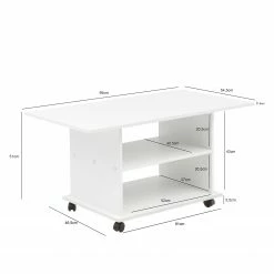 Mooved Couchtisch Beal II - Weiß -Wohnzimmermöbel boutique en ligne 1000194289 200108 10060700519 SKETCH DETAILS P000000001000194289 sketch