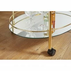 Jack & Alice Servierwagen Gowlan - Glas / Metall - Gold 8 Jack & Alice Servierwagen Gowlan - Glas / Metall - Gold -Wohnzimmermöbel boutique en ligne 1000194322 200108 10063300712 DETAILS P000000001000194322