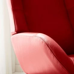 Fredriks Relaxsessel Salla - Samt - Echtleder Daleb: Rot -Wohnzimmermöbel boutique en ligne 1000194329 210520 15464500031 DETAILS P000000001000194329