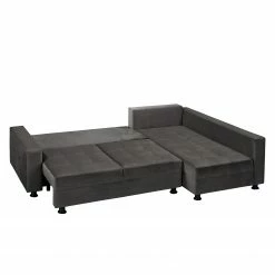 Fredriks Ecksofa Upwell II - Microfaser - Dunkelgrau - Ottomane davorstehend rechts -Wohnzimmermöbel boutique en ligne 1000196281 200224 14474400810 DETAILS P000000001000196281