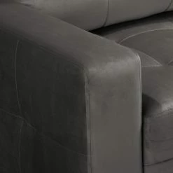 Fredriks Ecksofa Upwell II - Microfaser - Dunkelgrau - Ottomane davorstehend rechts -Wohnzimmermöbel boutique en ligne 1000196281 200224 14474600822 DETAILS P000000001000196281