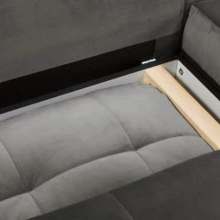 Fredriks Ecksofa Upwell II - Microfaser - Dunkelgrau - Ottomane davorstehend rechts -Wohnzimmermöbel boutique en ligne 1000196281 200224 14474600823 DETAILS P000000001000196281