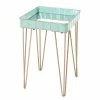 Norrwood Beistelltisch Krokvik IV - Glas / Metall - Mint / Sandgrau