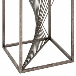 Red Living Beistelltisch Lixhult I - Glas / Stahl - Antiksilber -Wohnzimmermöbel boutique en ligne 1000196497 191211 14163400076 DETAILS P000000001000196497