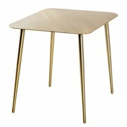Jack & Alice Beistelltisch Oconee II - Stahl - Gold