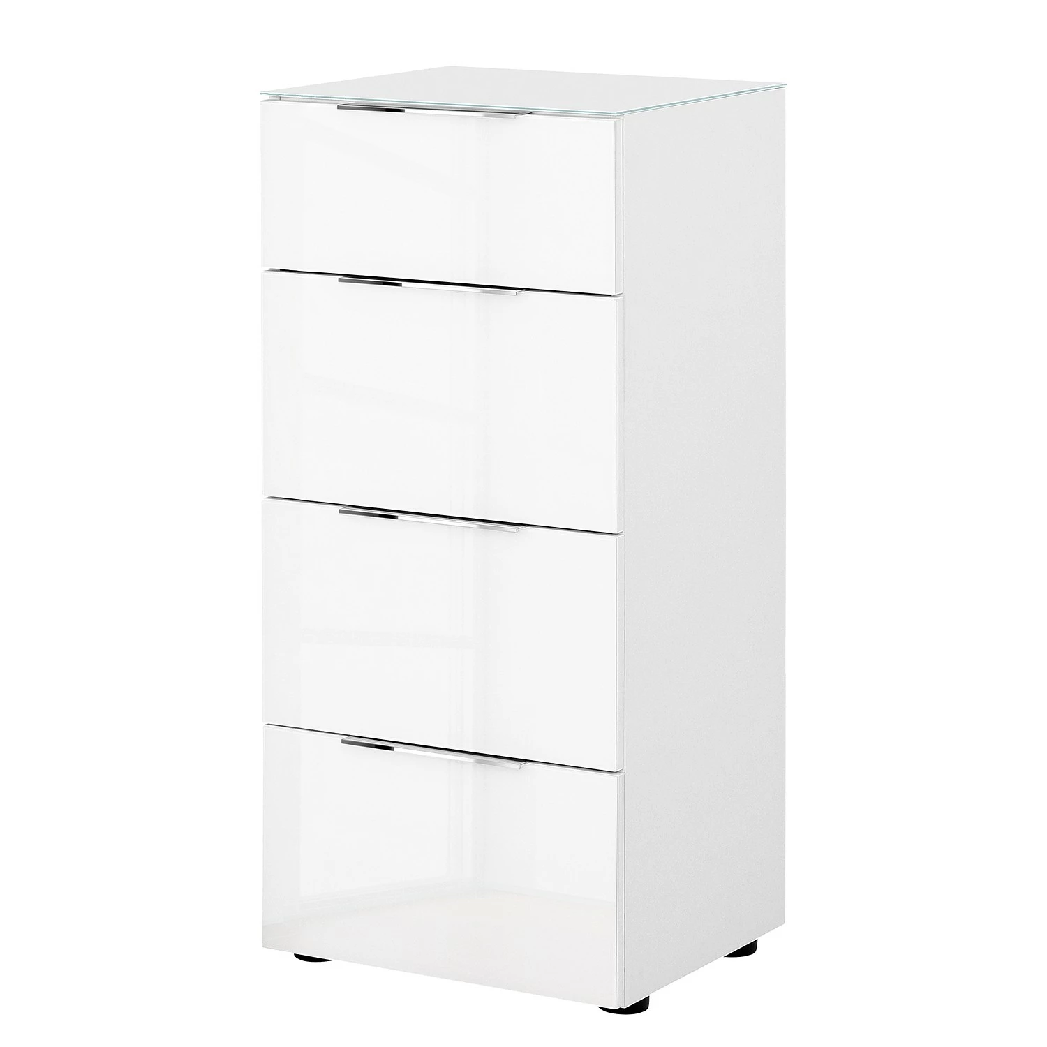 Maja Möbel Kommode Trend I - Glas - Weiß 1 Maja Möbel Kommode Trend I - Glas - Weiß