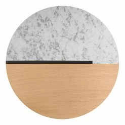 Temahome Couchtisch Sonata - Marmor / Stahl - Eiche / Weiß -Wohnzimmermöbel boutique en ligne 1000198865 191209 09463100053 DETAILS P000000001000198865