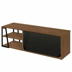 Temahome TV-Lowboard Albi - Echtholzfurnier - Walnuss / Schwarz -Wohnzimmermöbel boutique en ligne 1000198879 191209 09464500188 DETAILS P000000001000198879