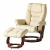 Modoform Relaxsessel Rimbach - Echtleder / Kunstleder - Creme