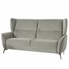 Fredriks Sofa Lehi (3-Sitzer) - Samt - Platin