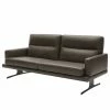 Fredriks Sofa Lound (3-Sitzer) - Echtleder - Dunkelgrau