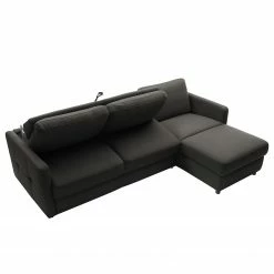 Fredriks Ecksofa Barbon - Flachgewebe - Anthrazit - Breite: 256 cm - Longchair davorstehend rechts 20 Fredriks Ecksofa Barbon - Flachgewebe - Anthrazit - Breite: 256 cm - Longchair davorstehend rechts -Wohnzimmermöbel boutique en ligne 1000199807 200225 14061700425 DETAILS P000000001000199807