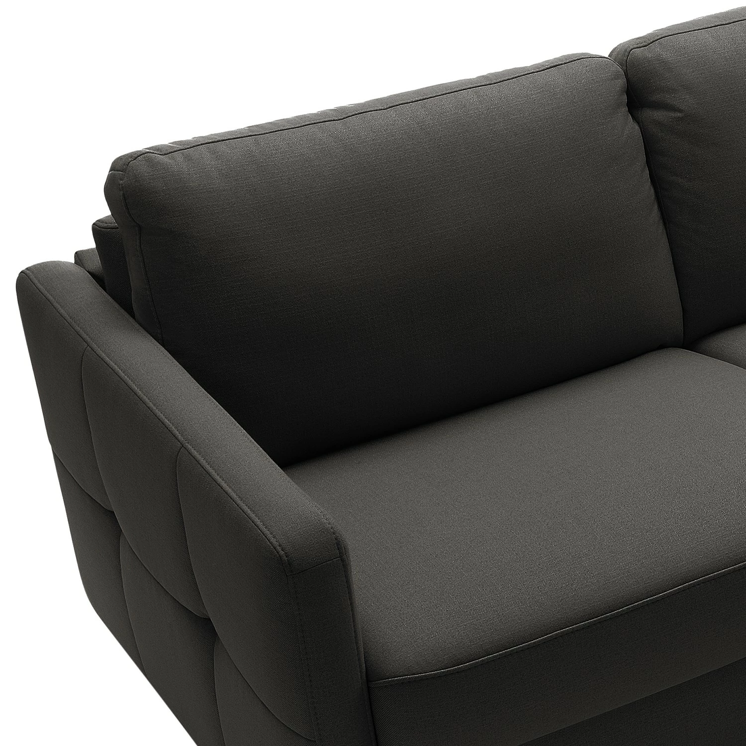 Fredriks Ecksofa Barbon - Flachgewebe - Anthrazit - Breite: 256 cm - Longchair davorstehend rechts 10 Fredriks Ecksofa Barbon - Flachgewebe - Anthrazit - Breite: 256 cm - Longchair davorstehend rechts – Bild 10