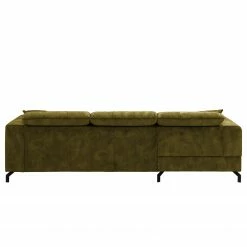 Fredriks Ecksofa Atmore - Samt - Olivgelb - Longchair davorstehend links -Wohnzimmermöbel boutique en ligne 1000199976 200205 11530500097 DETAILS P000000001000199976