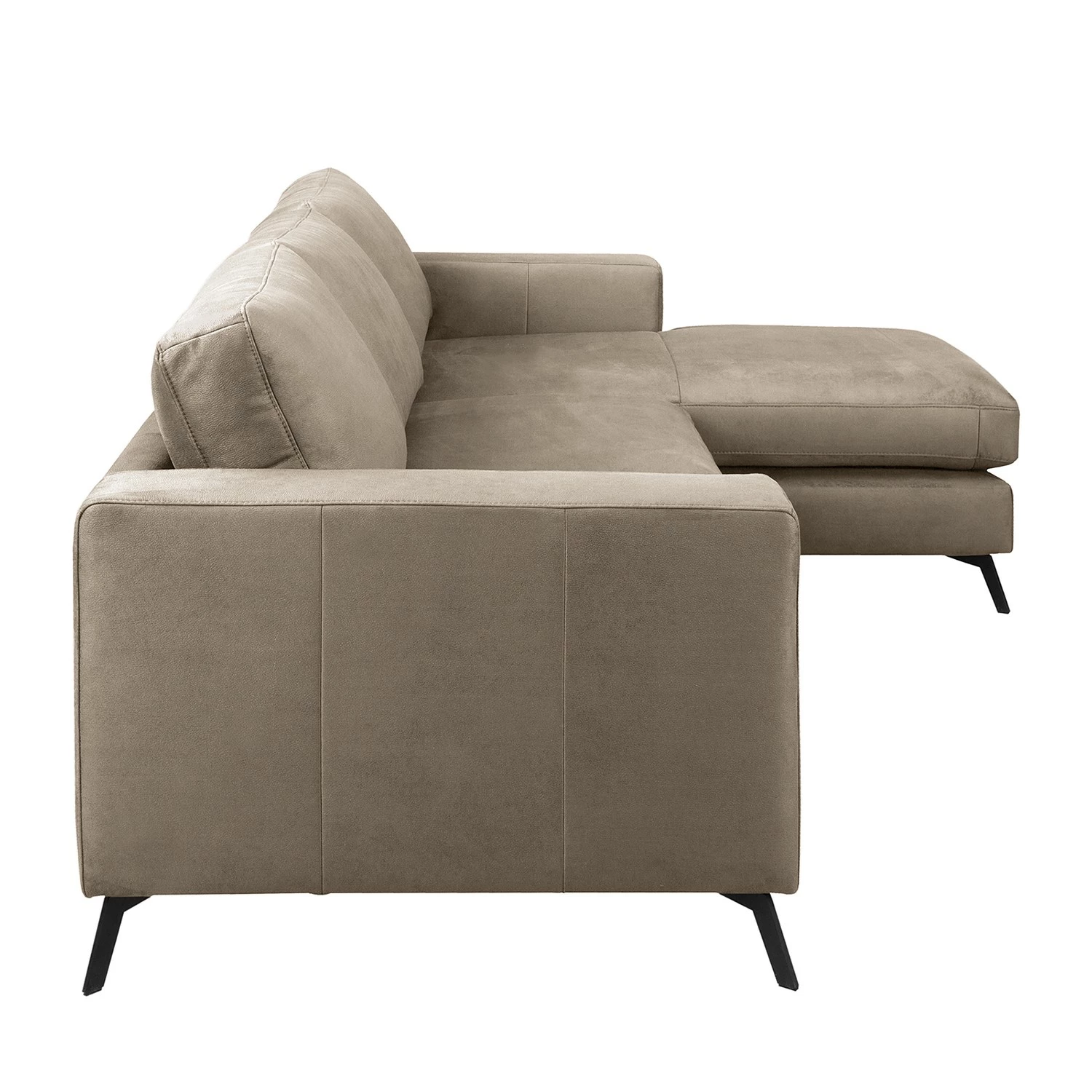 Fredriks Ecksofa Denny I - Antiklederlook - Taupe - Longchair davorstehend rechts 6 Fredriks Ecksofa Denny I - Antiklederlook - Taupe - Longchair davorstehend rechts – Bild 6