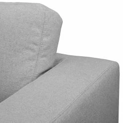 Fredriks Ecksofa Denny II - Webstoff - Hellgrau - Longchair davorstehend links -Wohnzimmermöbel boutique en ligne 1000200012 200205 11531000356 DETAILS P000000001000200012