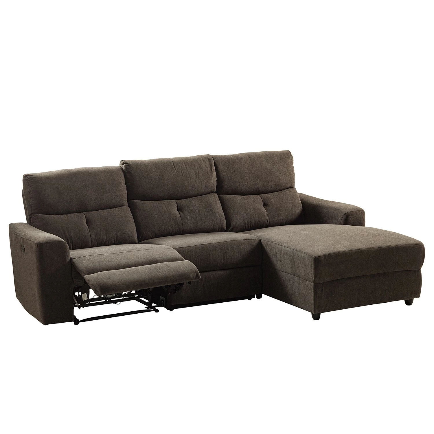 Modoform Ecksofa Bazaar - Flachgewebe - Braungrau - Ottomane davorstehend rechts 6 Modoform Ecksofa Bazaar - Flachgewebe - Braungrau - Ottomane davorstehend rechts – Bild 6