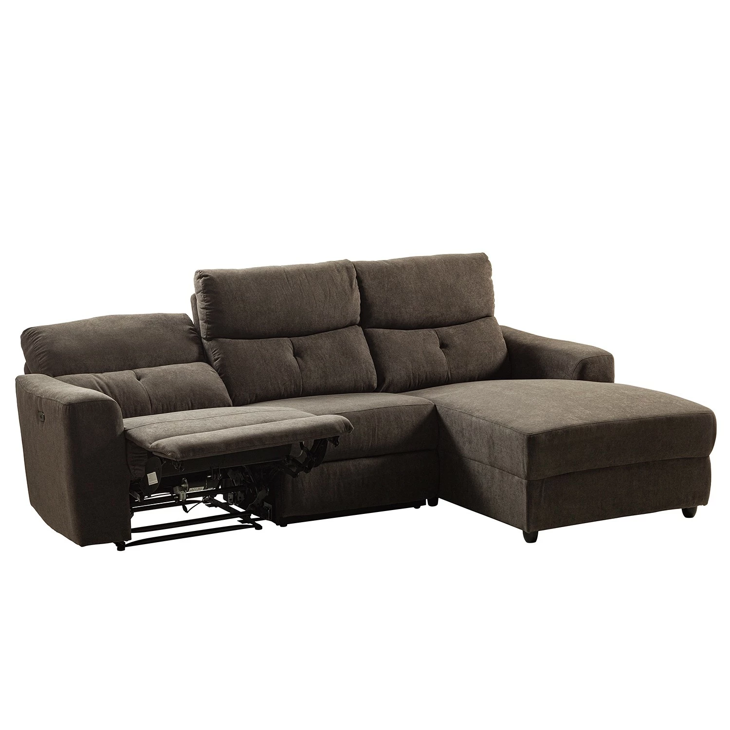 Modoform Ecksofa Bazaar - Flachgewebe - Braungrau - Ottomane davorstehend rechts 7 Modoform Ecksofa Bazaar - Flachgewebe - Braungrau - Ottomane davorstehend rechts – Bild 7