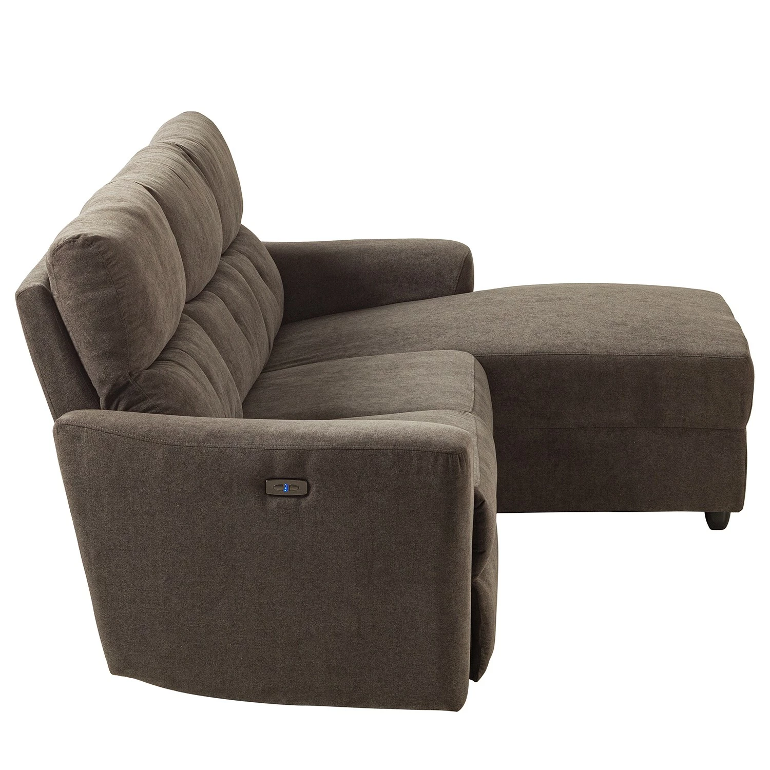 Modoform Ecksofa Bazaar - Flachgewebe - Braungrau - Ottomane davorstehend rechts 9 Modoform Ecksofa Bazaar - Flachgewebe - Braungrau - Ottomane davorstehend rechts – Bild 9