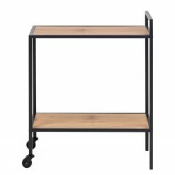 Red Living Servierwagen Coogee - Wildeiche Dekor / Schwarz -Wohnzimmermöbel boutique en ligne 1000200153 200205 06092300075 DETAILS P000000001000200153