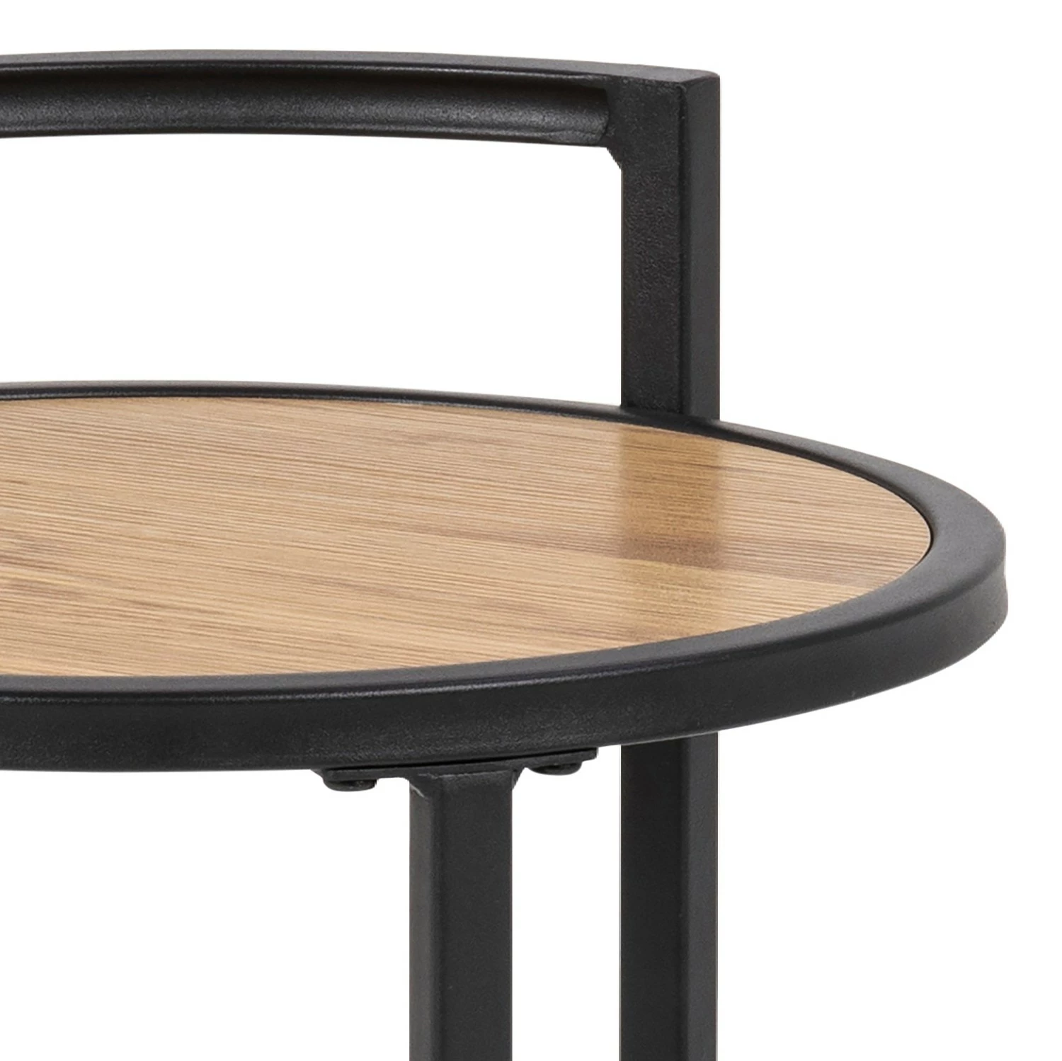 Red Living Beistelltisch Coogee I - Wildeiche Dekor / Schwarz 6 Red Living Beistelltisch Coogee I - Wildeiche Dekor / Schwarz – Bild 6