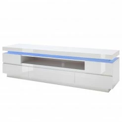 Fredriks TV-Lowboard Emblaze III - Inkl. Beleuchtung - Hochglanz Weiß -Wohnzimmermöbel boutique en ligne 1000200901 200114 06162500007 DETAILS P000000001000200901