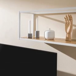 Fredriks Wandregal Meon - Eiche Dekor -Wohnzimmermöbel boutique en ligne 1000201076 201030 11202300006 DETAILS P000000001000201076