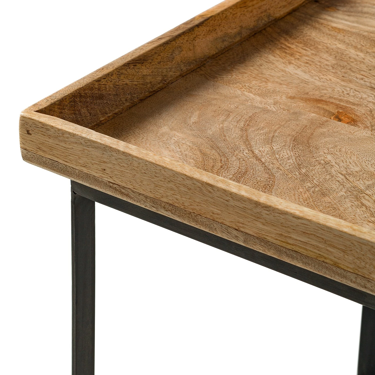 Naturoo Beistelltisch Messina - Mango massiv / Metall - Mango / Schwarz 7 Naturoo Beistelltisch Messina - Mango massiv / Metall - Mango / Schwarz – Bild 7