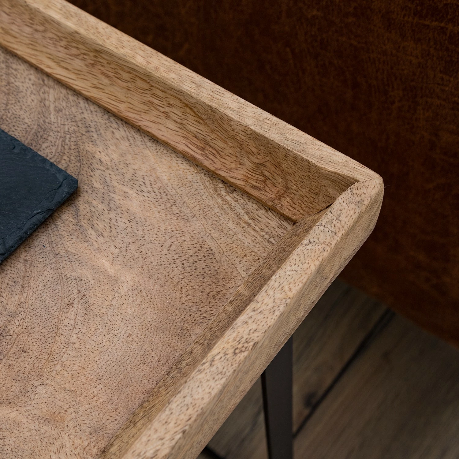 Naturoo Beistelltisch Messina - Mango massiv / Metall - Mango / Schwarz 11 Naturoo Beistelltisch Messina - Mango massiv / Metall - Mango / Schwarz – Bild 11