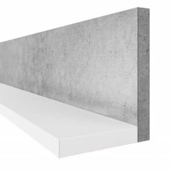 Loftscape Wohnwand Littor (3-teilig) - inkl. Beleuchtung - Weiß / Beton Dekor -Wohnzimmermöbel boutique en ligne 1000202015 200203 11093000119 DETAILS P000000001000202015