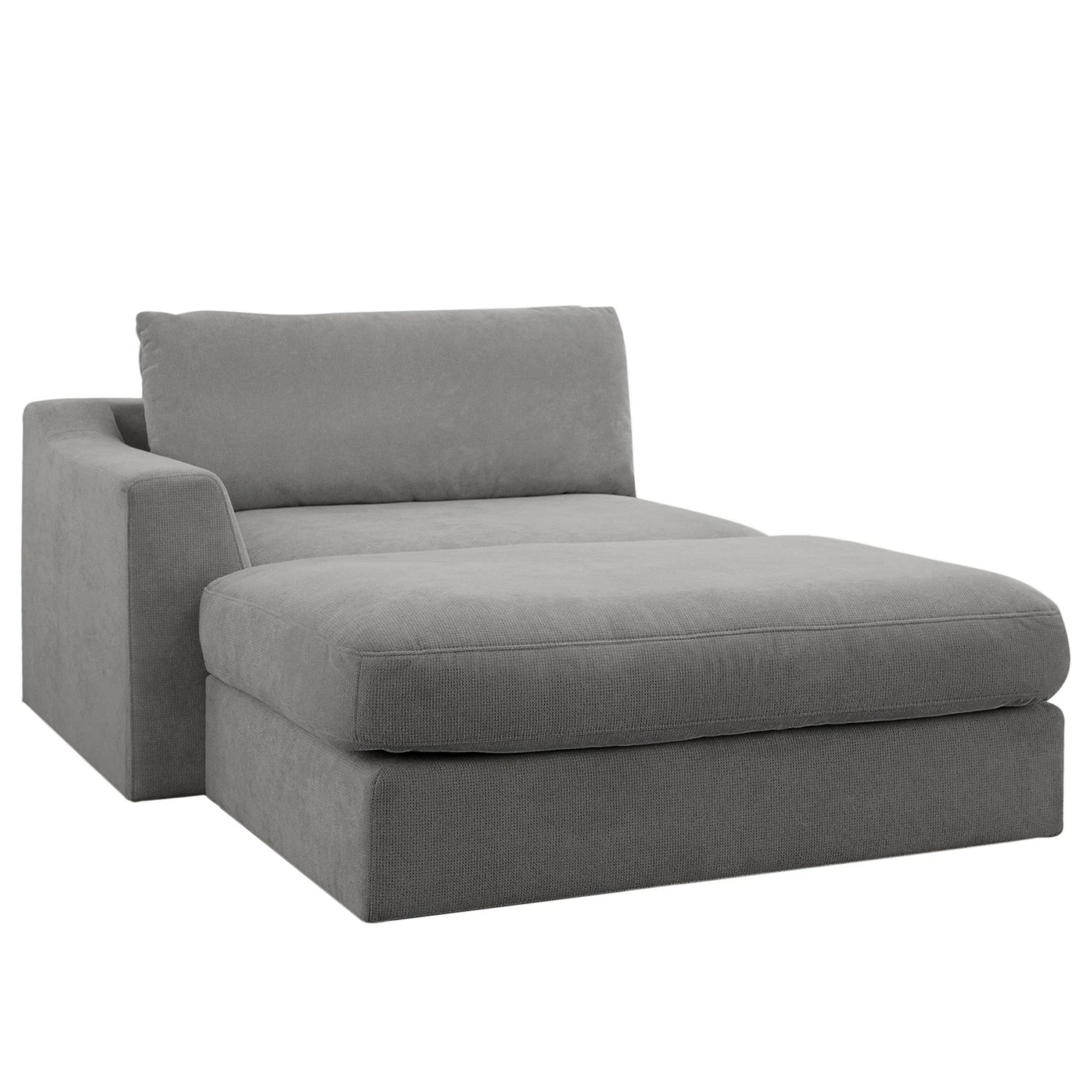 Fredriks Recamiere Dixwell - Flachgewebe - Grau - Armlehne davorstehend links 1 Fredriks Recamiere Dixwell - Flachgewebe - Grau - Armlehne davorstehend links