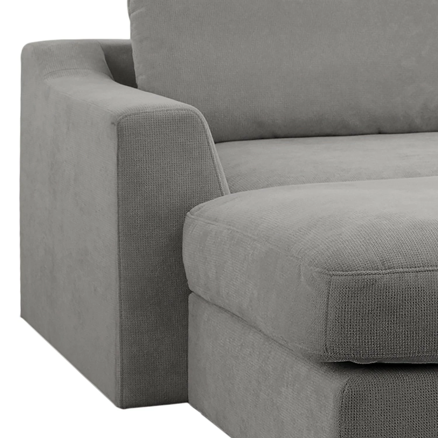 Fredriks Recamiere Dixwell - Flachgewebe - Grau - Armlehne davorstehend links 8 Fredriks Recamiere Dixwell - Flachgewebe - Grau - Armlehne davorstehend links – Bild 8