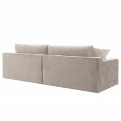 Fredriks Ecksofa Dixwell II - Flachgewebe - Kaschmir - Longchair davorstehend rechts -Wohnzimmermöbel boutique en ligne 1000202290 210330 06404900048 DETAILS P000000001000202290