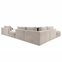 Fredriks Wohnlandschaft Dixwell III - Flachgewebe - Kaschmir - Ottomane davorstehend rechts -Wohnzimmermöbel boutique en ligne 1000202347 210330 06412000222 DETAILS P000000001000202347