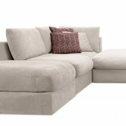 Fredriks Wohnlandschaft Dixwell III - Flachgewebe - Kaschmir - Ottomane davorstehend rechts -Wohnzimmermöbel boutique en ligne 1000202347 210330 06412100228 DETAILS P000000001000202347