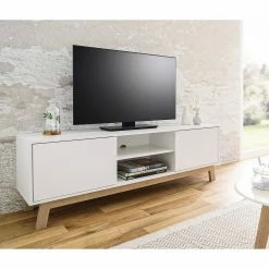 Norrwood TV-Lowboard Sinetta - Weiß / Eiche Dekor 13 Norrwood TV-Lowboard Sinetta - Weiß / Eiche Dekor -Wohnzimmermöbel boutique en ligne 1000202435 200124 09541200031 MOOD DETAILS P000000001000202435 mood